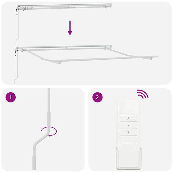 Store Banne Automatique Motorisé en Aluminium et Tissu pour Jardin Protection UV Bordeaux 300x250 cm – ComfortXL Outdoor Living - Image 8