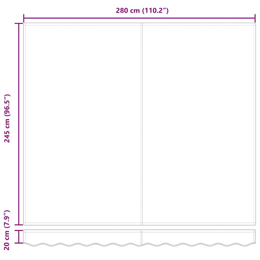 Store Banne Automatique Motorisé en Aluminium et Tissu pour Jardin Protection UV Bordeaux 300x250 cm – ComfortXL Outdoor Living - Image 6