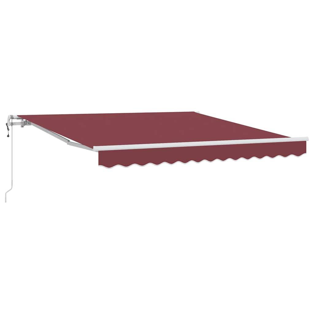 Store Banne Automatique Motorisé en Aluminium et Tissu pour Jardin Protection UV Bordeaux 300x250 cm – ComfortXL Outdoor Living - Image 2