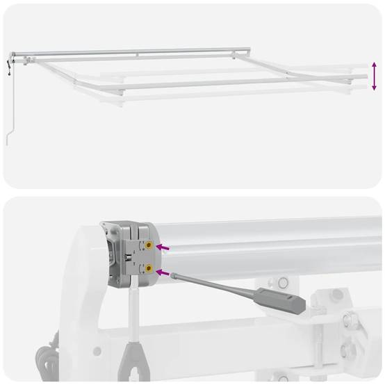 Store Banne Automatique Motorisé en Aluminium et Tissu pour Jardin Protection UV Bordeaux 300x250 cm – ComfortXL Outdoor Living - Image 9