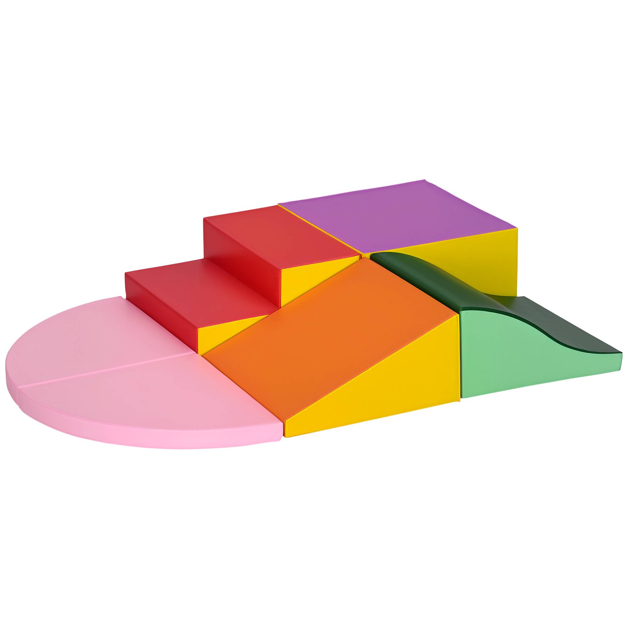 6 blocs de construction en mousse XXL pour enfants - normes EN71-1-2-3 - mousse EPE Revêtement synthétique