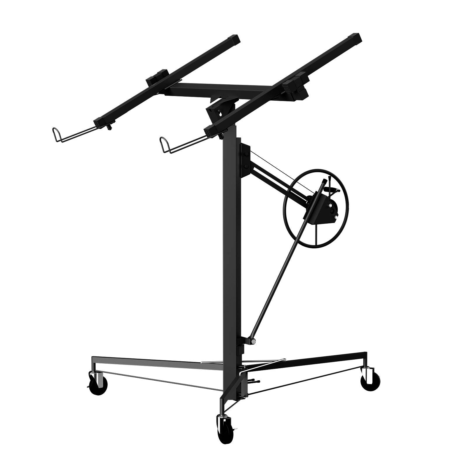 Élévateur pour plaques de plâtre noir — capacité de charge maximale 68 kg, hauteur réglable de 140 à 325 cm - Image 3