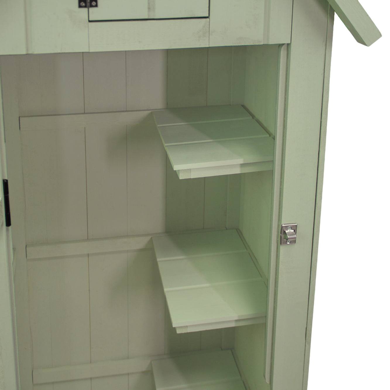 Monstershop - Abri de Jardin en Bois Vert - Imagen 4