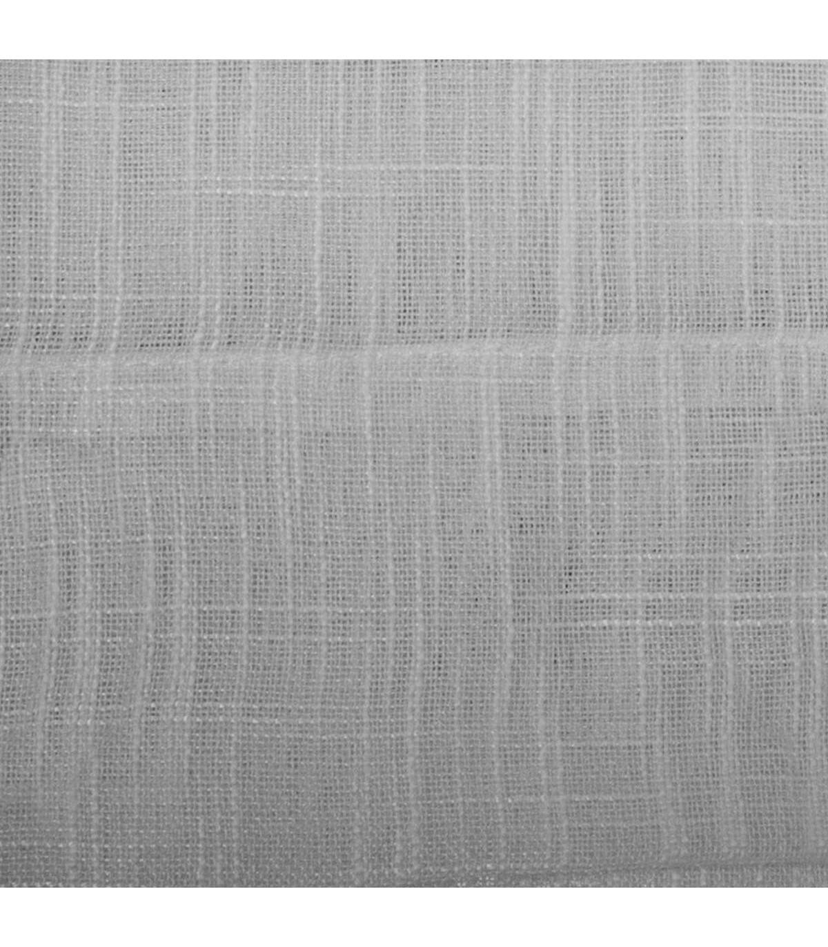 Atmosphera - Voilage à œillets Gris aspect satiné 140 x 240 cm - Imagen 3