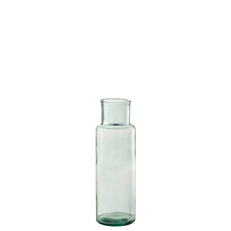 J-Line - Vase cylindrique en verre transparent 15x15x45 cm - J-Line - Image 1