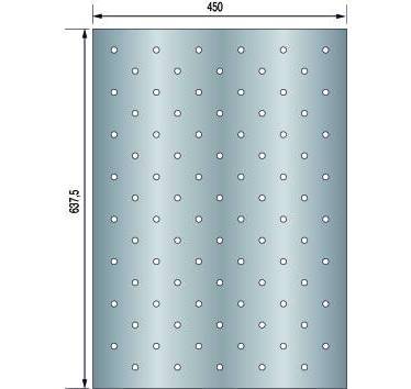 Gabarit de perçage DINAC pour plots podotactiles Dinaclou - 1022540 - Imagen 2