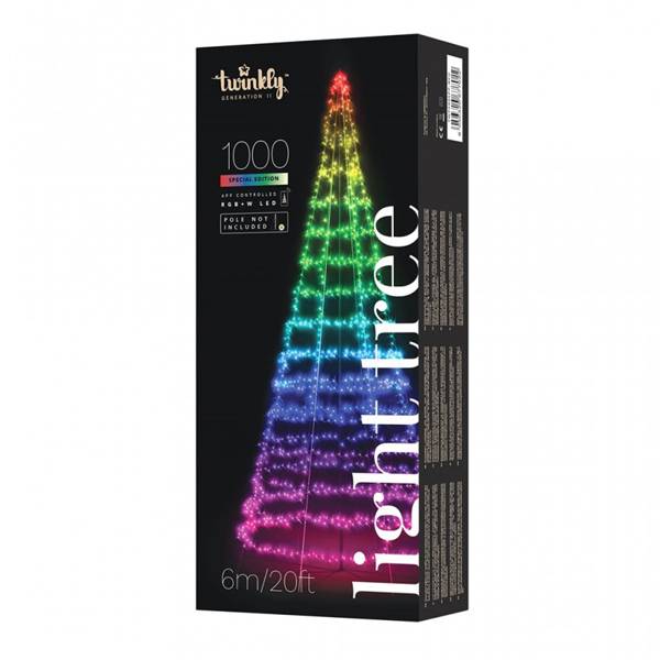 Sapin connecté IP44 6m 1000 LEDS RGBW TWINKLY LIGHT TREE - Image 1