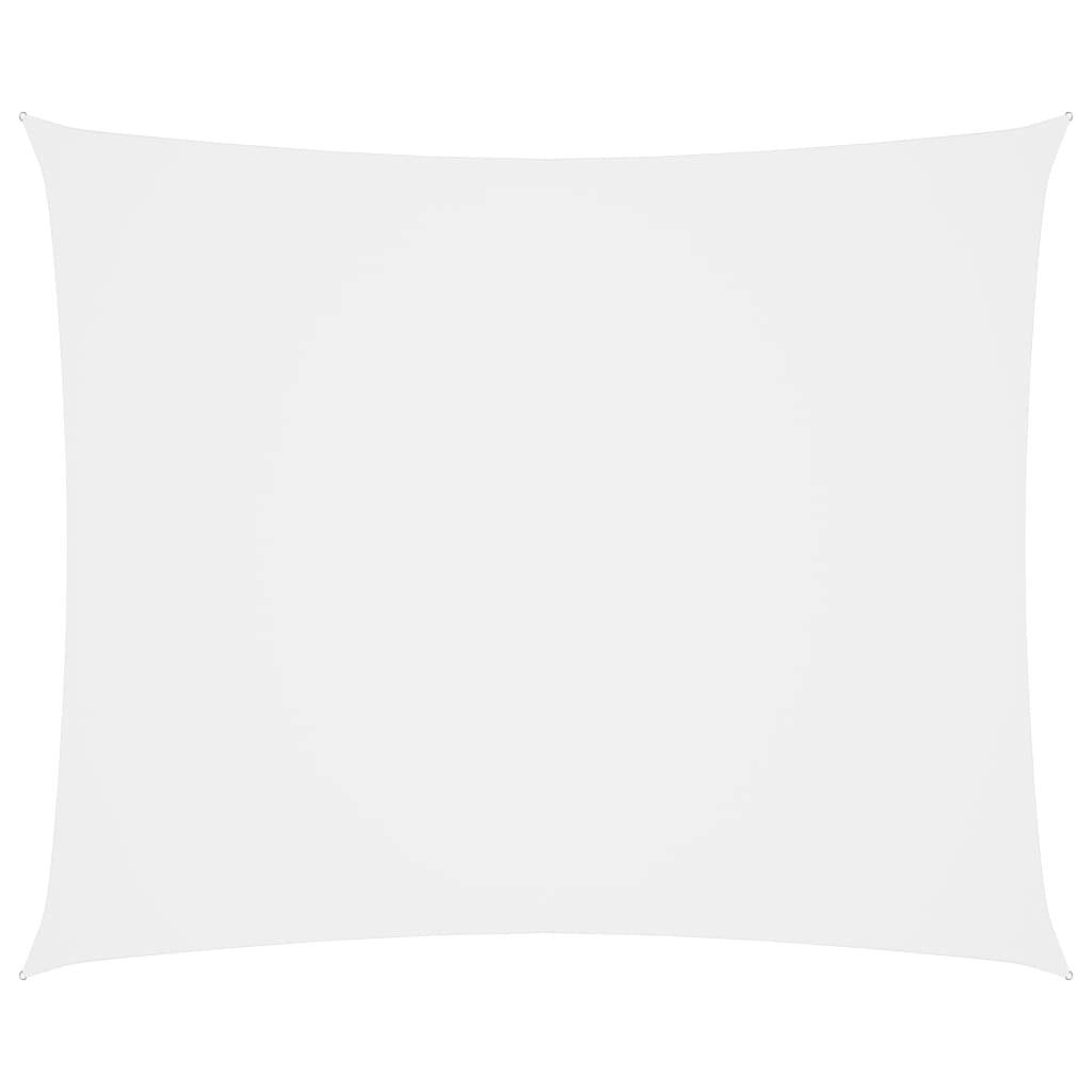 Helloshop26 - Voile toile d'ombrage parasol tissu oxford rectangulaire 4 x 5 m blanc - Imagen 1