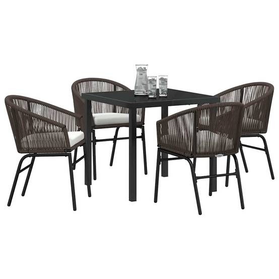 ComfortXL - Salon de Jardin 4 Places en Poly Rotin avec Coussins Déperlants Marron – ComfortXL Outdoor Living - Image 3