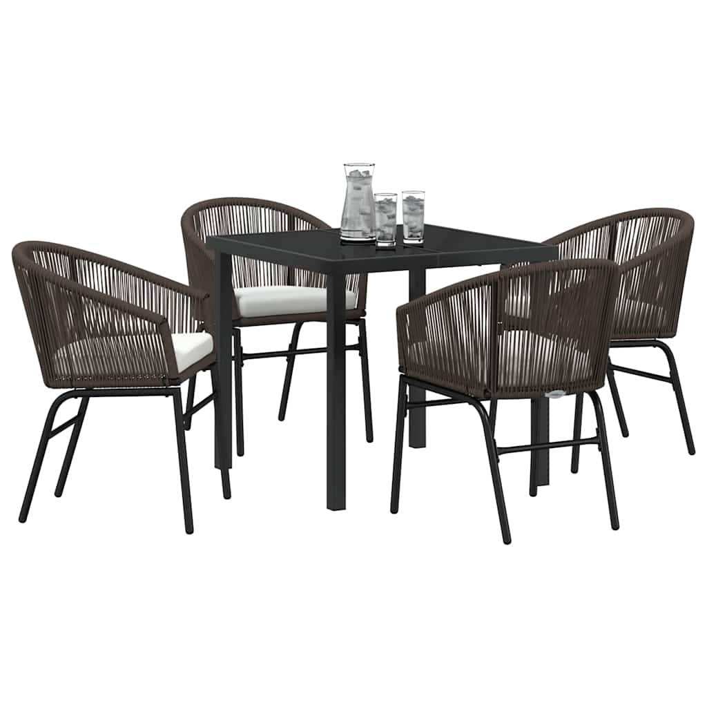 ComfortXL - Salon de Jardin 4 Places en Poly Rotin avec Coussins Déperlants Marron – ComfortXL Outdoor Living - Image 3