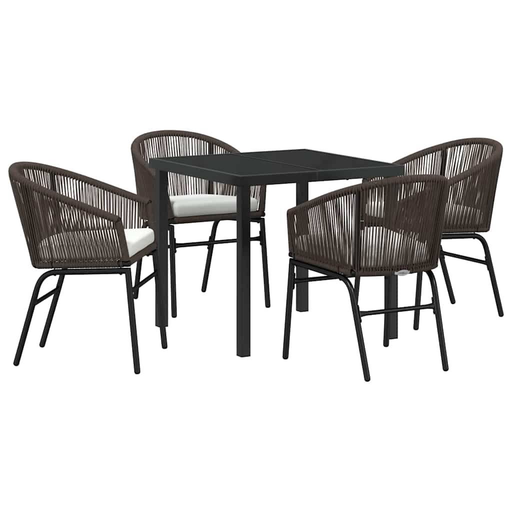 ComfortXL - Salon de Jardin 4 Places en Poly Rotin avec Coussins Déperlants Marron – ComfortXL Outdoor Living - Image 2