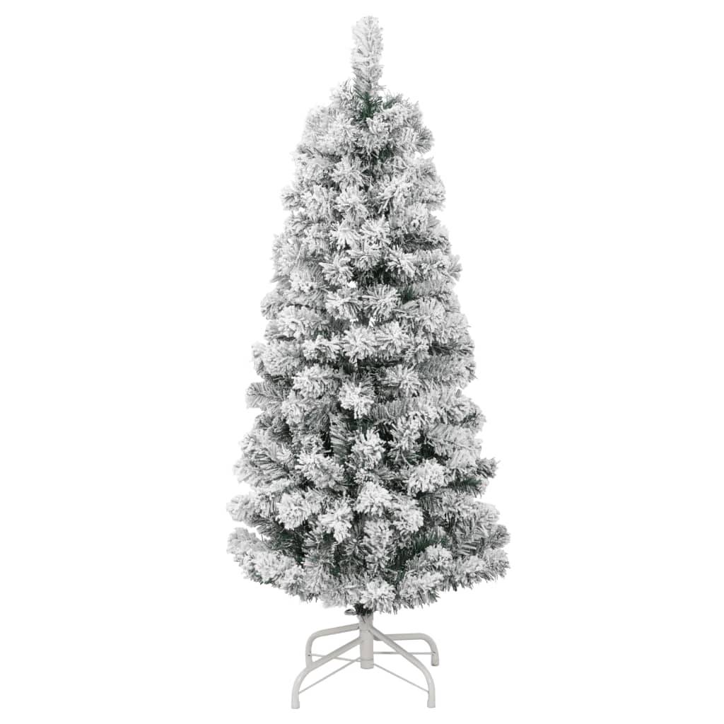 ComfortXL - Sapin de Noël Artificiel Floqué Neige PVC 120 cm pour Fêtes – ComfortXL Outdoor Living - Image 2