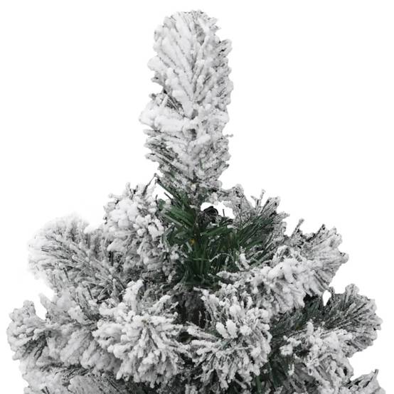 ComfortXL - Sapin de Noël Artificiel Floqué Neige PVC 120 cm pour Fêtes – ComfortXL Outdoor Living - Image 4