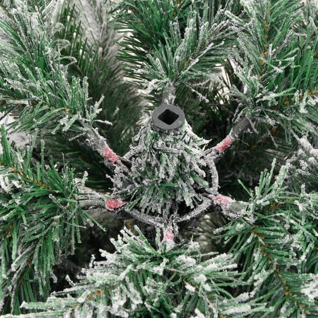 ComfortXL - Sapin de Noël Artificiel Floqué Neige PVC 120 cm pour Fêtes – ComfortXL Outdoor Living - Image 7