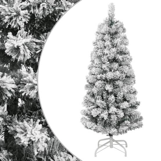 ComfortXL - Sapin de Noël Artificiel Floqué Neige PVC 120 cm pour Fêtes – ComfortXL Outdoor Living - Image 1