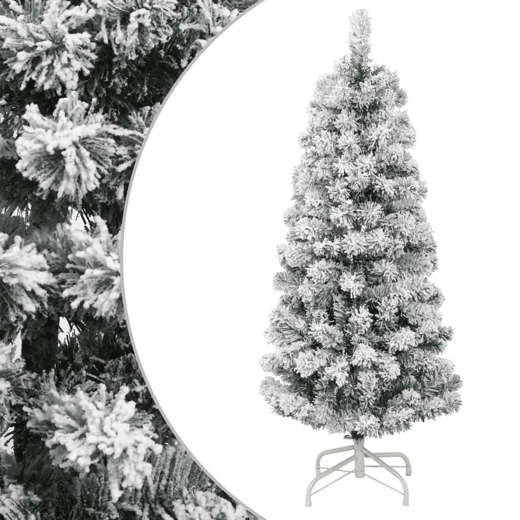 ComfortXL - Sapin de Noël Artificiel Floqué Neige PVC 120 cm pour Fêtes – ComfortXL Outdoor Living - Image 1