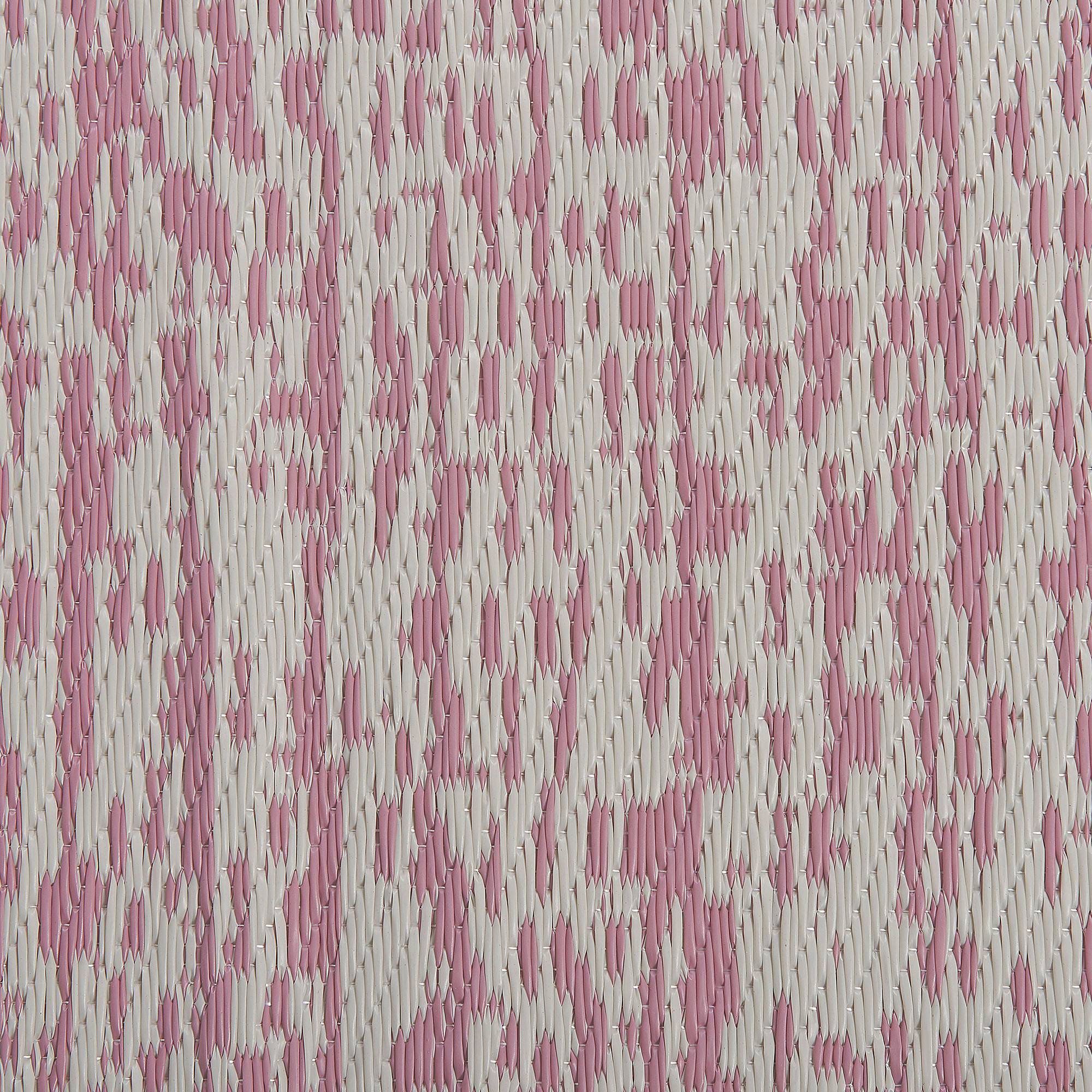 Beliani - Tapis d'extérieur Polypropylène Rose BALLARI - Beliani - Imagen 4