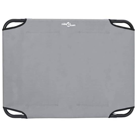 Lit de camp pliable pour chien en tissu Oxford et acier pour voyage Gris M – ComfortXL Pet Living - Image 6