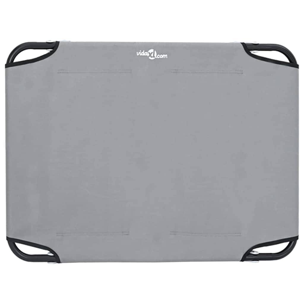 Lit de camp pliable pour chien en tissu Oxford et acier pour voyage Gris M – ComfortXL Pet Living - Image 6