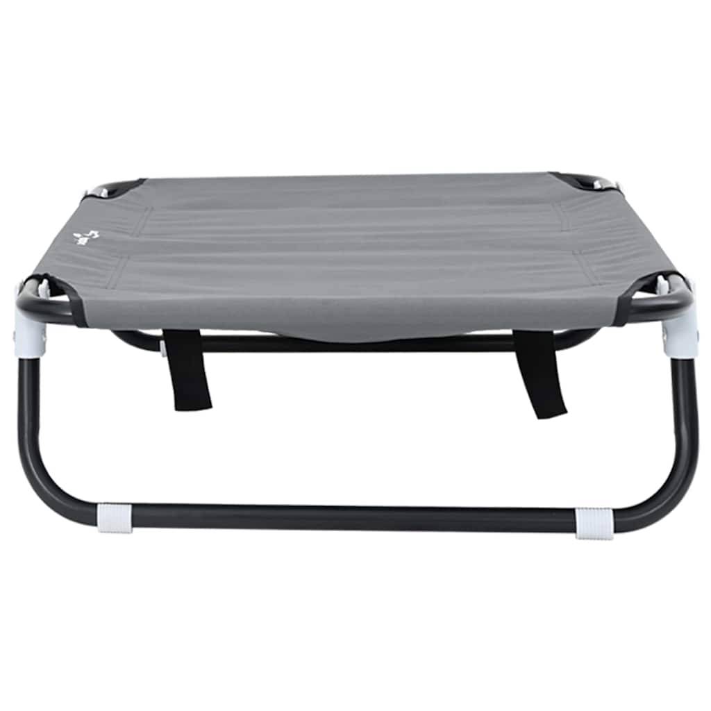 Lit de camp pliable pour chien en tissu Oxford et acier pour voyage Gris M – ComfortXL Pet Living - Image 5