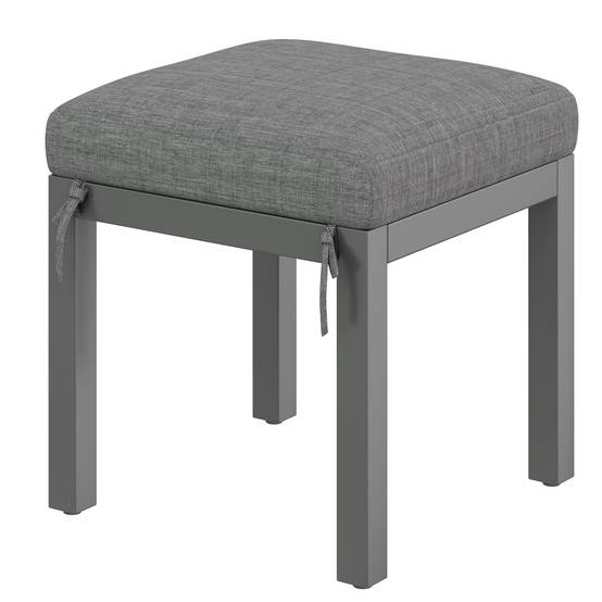 ComfortXL - Salon de jardin 6 places en acier et bois composite pour terrasse avec table modulable Gris et Naturel - ComfortXL Outdoor Living - Image 7