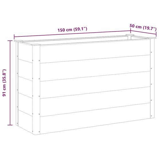 Jardiniere plastique Castlehyde Vert 150 X 50 X 91 cm 1-personnes - P87209V - Image 7