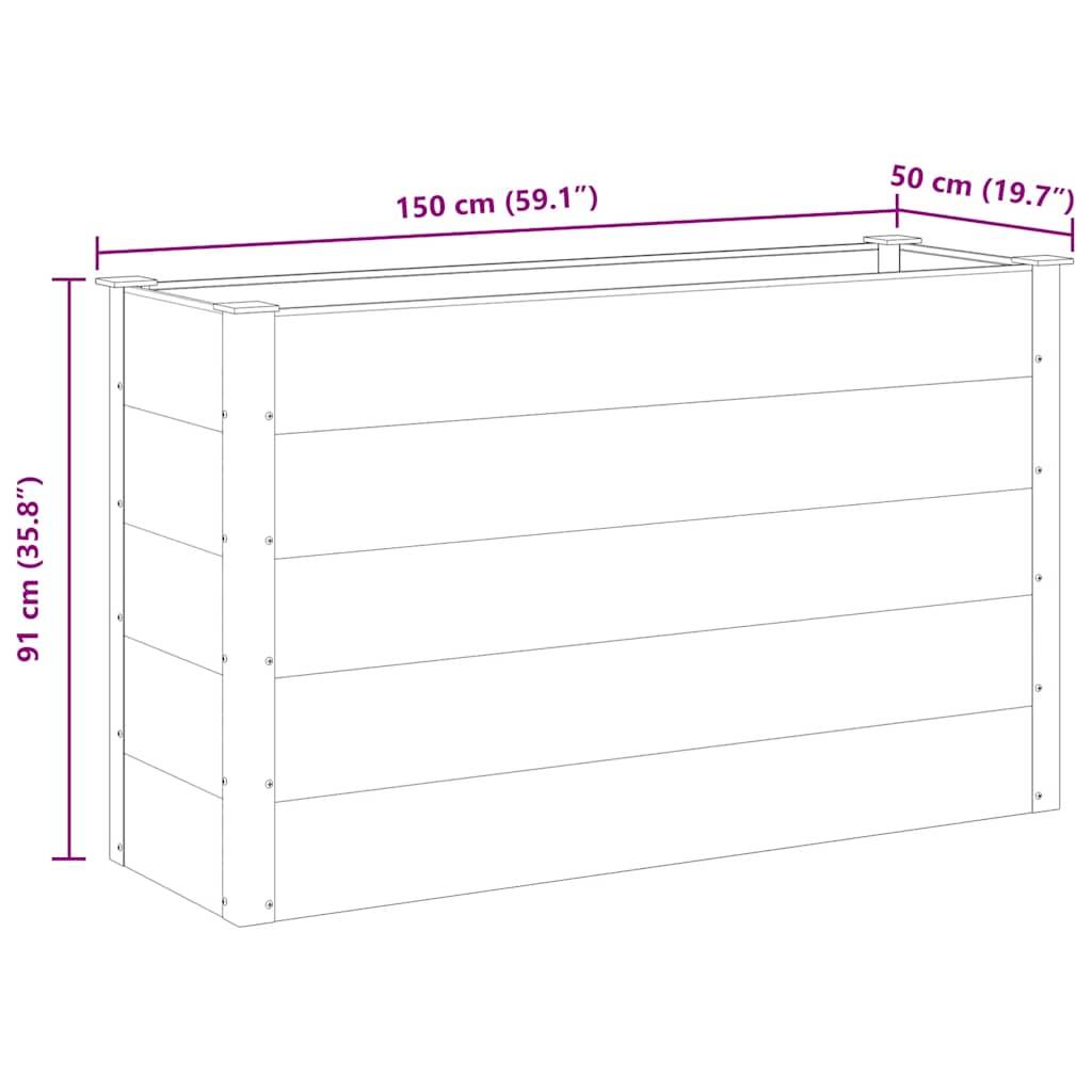 Jardiniere plastique  Castlehyde Vert  150 X 50 X 91 cm  1-personnes - P87209V - Image 7