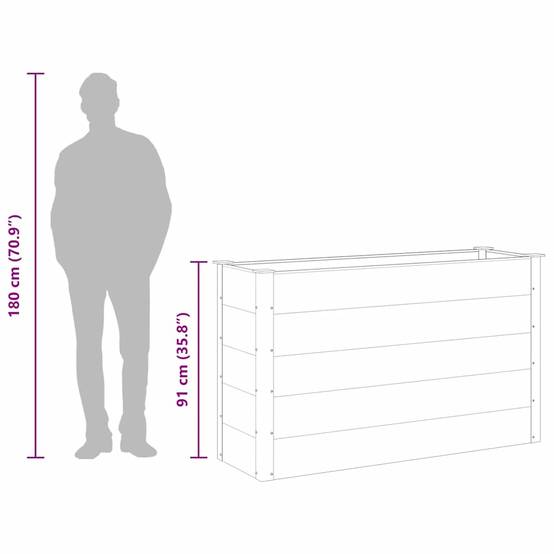 Jardiniere plastique Castlehyde Vert 150 X 50 X 91 cm 1-personnes - P87209V - Image 8