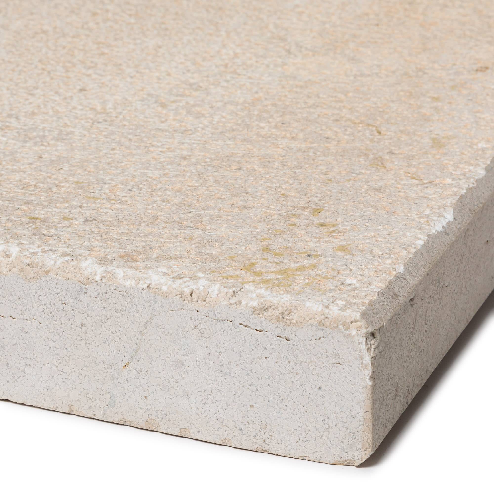 Margelle de piscine Pierre Evora Beige 100x33x4 cm Bord Droit (à l'unité) - RO'MA NATURE - Image 2