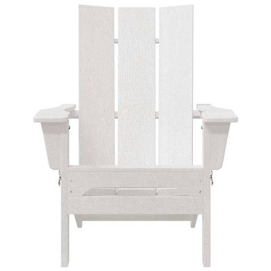 Chaise de jardin Polyéthylène Blanc 80.5 x 74.5 x 92 cm, Poids :34.04kg - PANGIVO - Image 5
