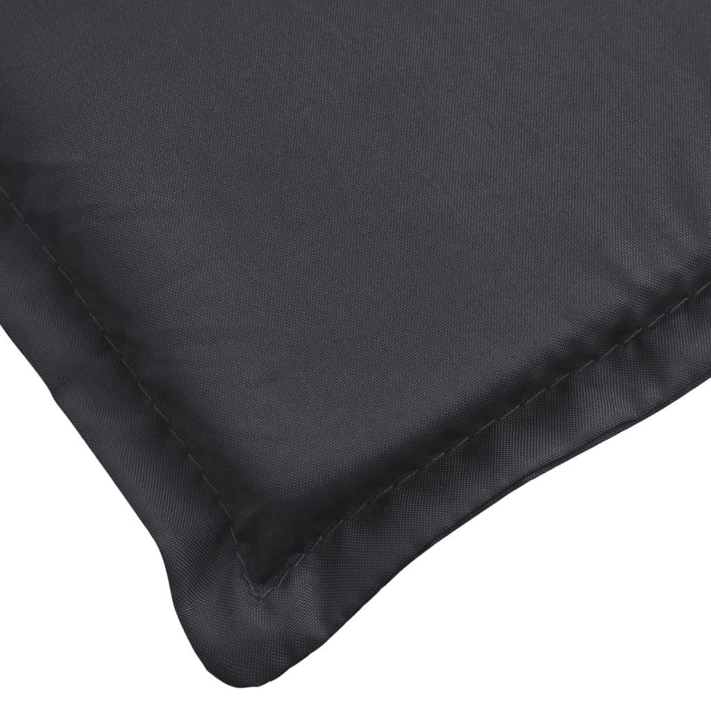 PANGIVO - Coussin de chaise longue tissu oxford noir 200 x 60 x 3 cm - PANGIVO - Image 6