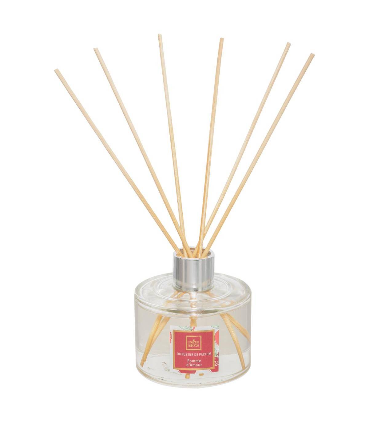 Diffuseur de parfum Pomme d'amour 200 ml avec 6 Bâtonnets - Imagen 1