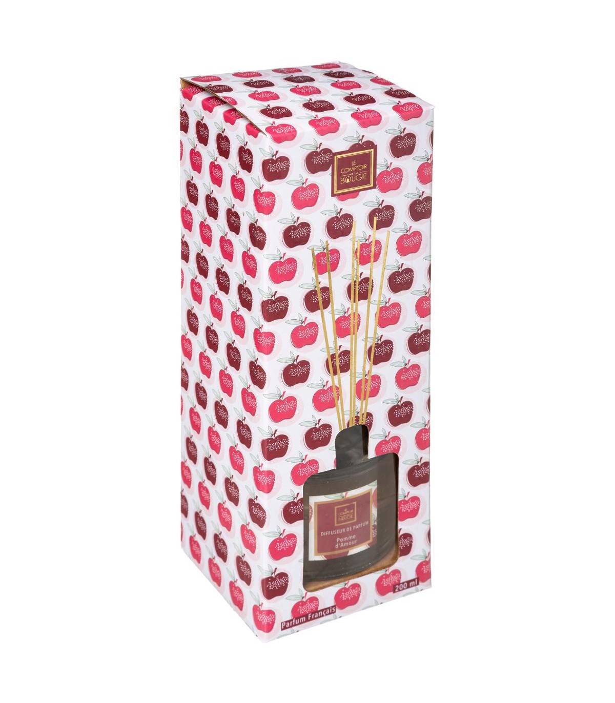 Diffuseur de parfum Pomme d'amour 200 ml avec 6 Bâtonnets - Imagen 2