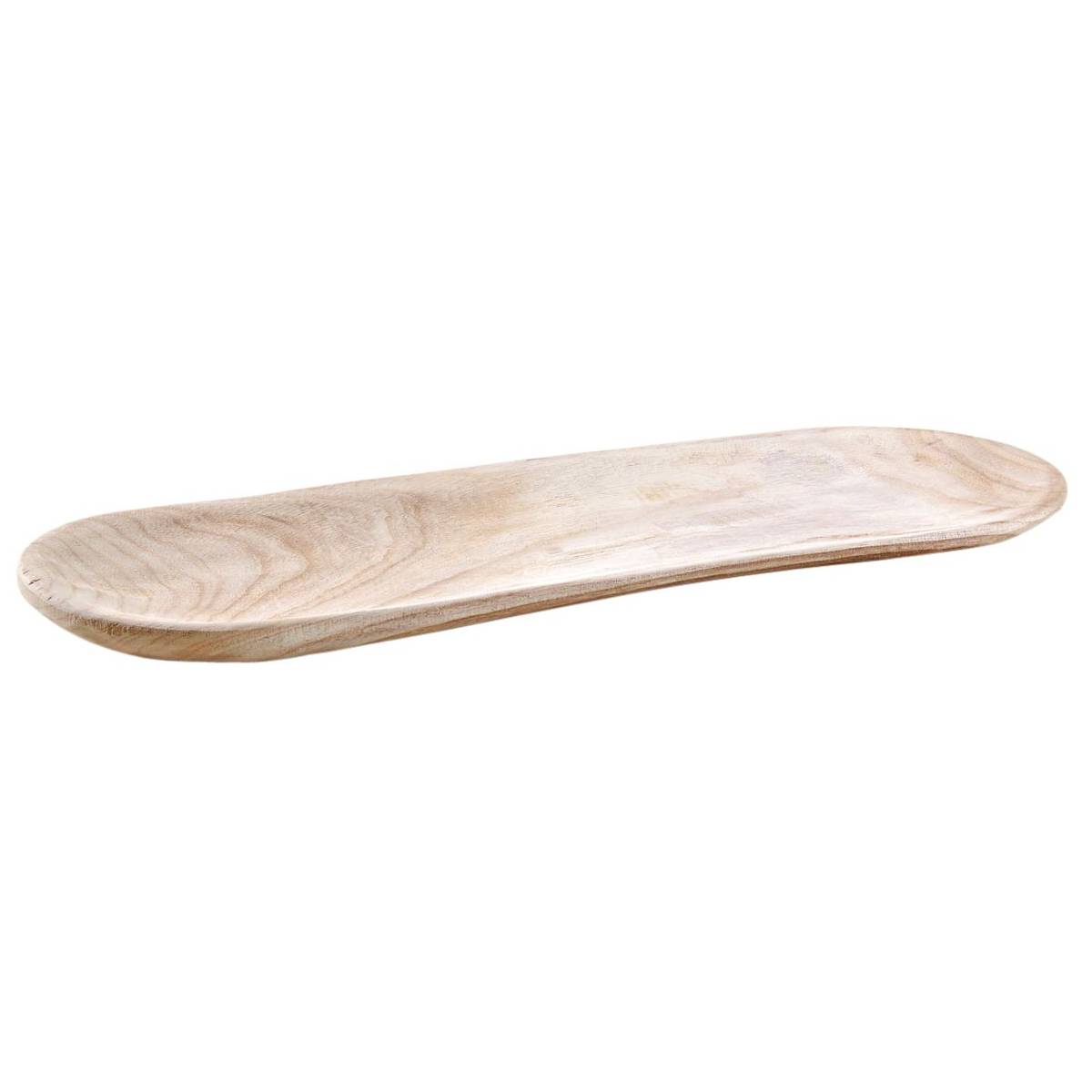 Aubry Gaspard - Plateau ovale en paulownia 60 cm