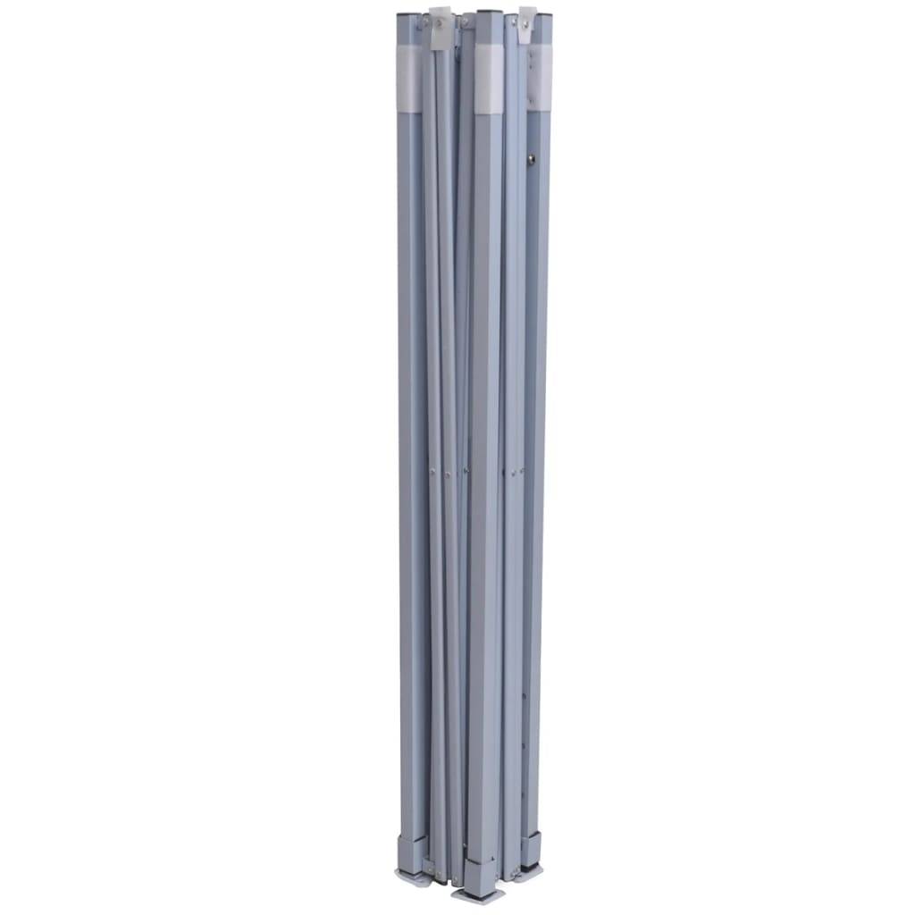 ComfortXL - Tente Pliante Acier avec 2 Parois Latérales Anti-UV pour Stand Marché Blanc 3x3m – ComfortXL Outdoor Living - Image 7