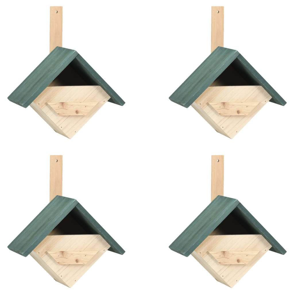 Vidaxl - Nichoirs 4 Pcs 24X16X30 Cm Bois De Sapin - vidaXL - Image 2