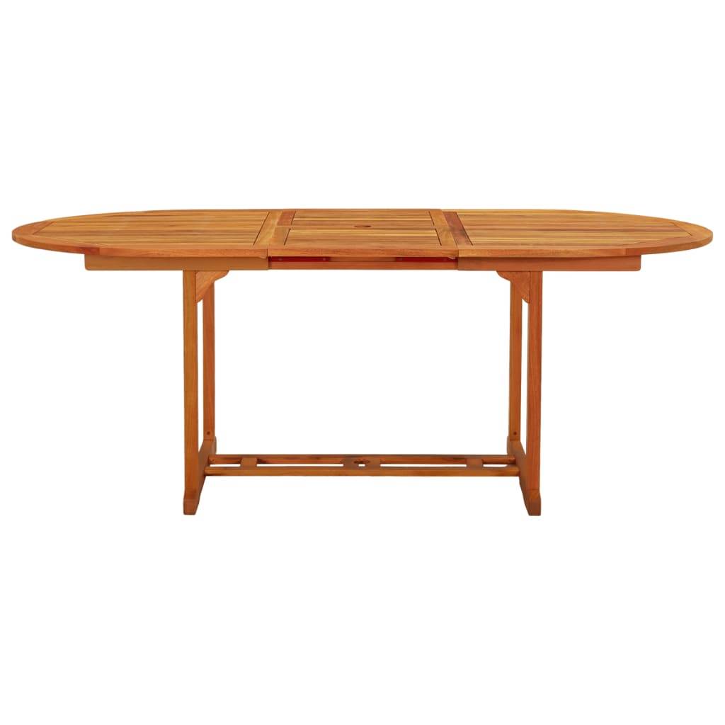 ComfortXL - Table de Jardin Extensible 150 à 200cm en Bois d'Eucalyptus Massif avec Trou de Parasol – ComfortXL Outdoor Living - Image 2