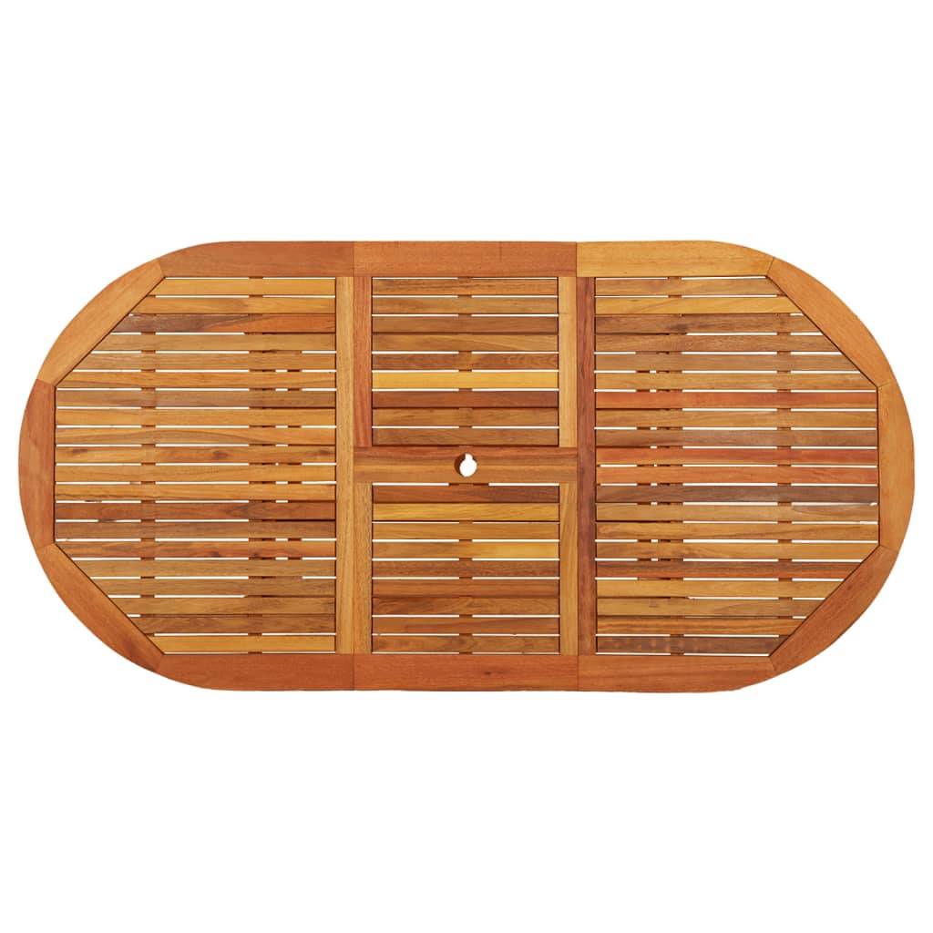 ComfortXL - Table de Jardin Extensible 150 à 200cm en Bois d'Eucalyptus Massif avec Trou de Parasol – ComfortXL Outdoor Living - Image 4