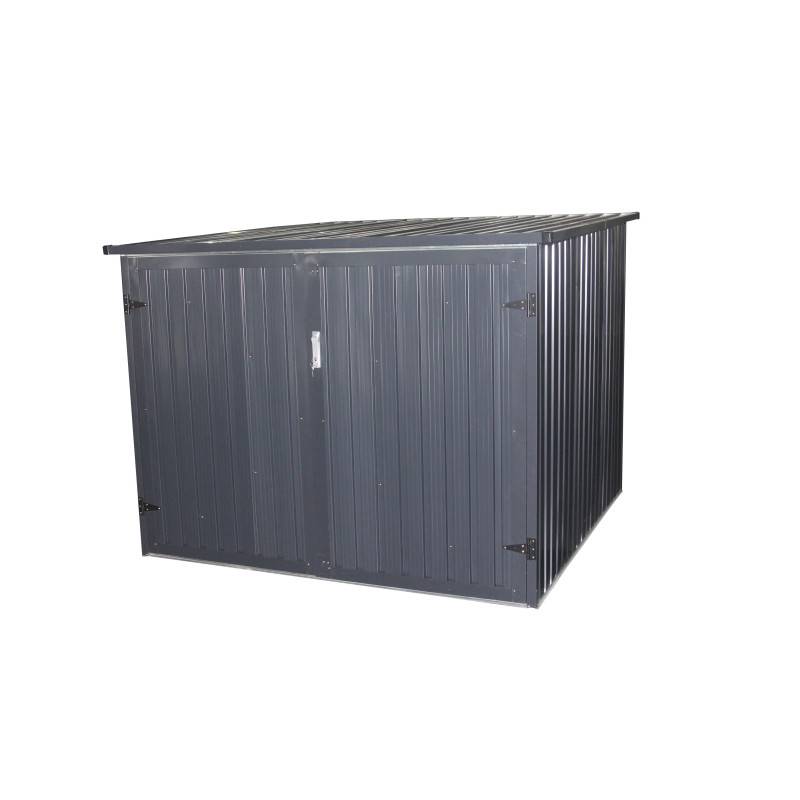 Habitat Et Jardin - Abri Jardin Métal 4 Vélos - 4,02m² - 203 X 198 X 157/142 Cm - Gris -habitat Et Jardin - Imagen 8