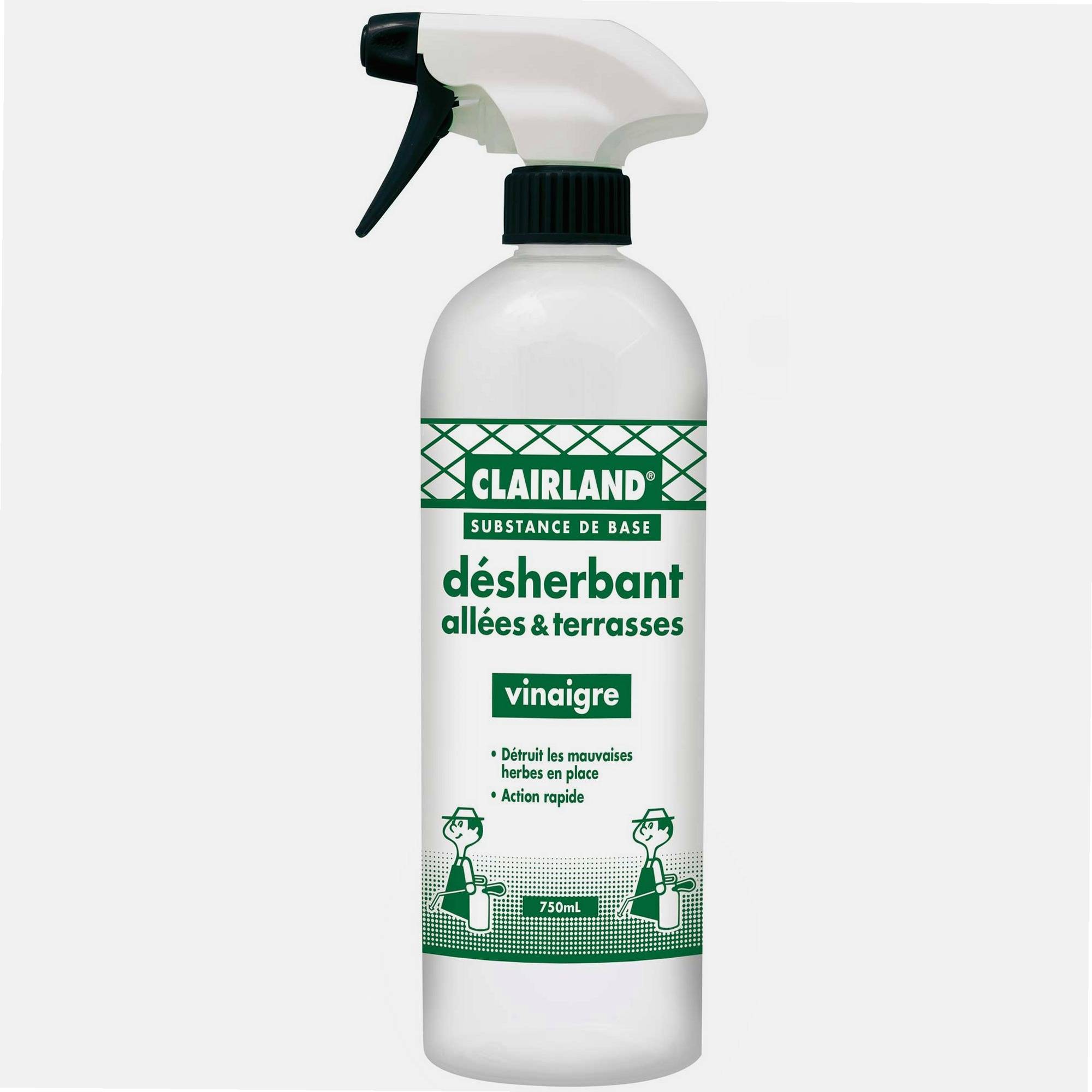 Algoflash - Désherbant Allées & Terrasses - Vinaigre 750 mL - 750 mL - Image 1