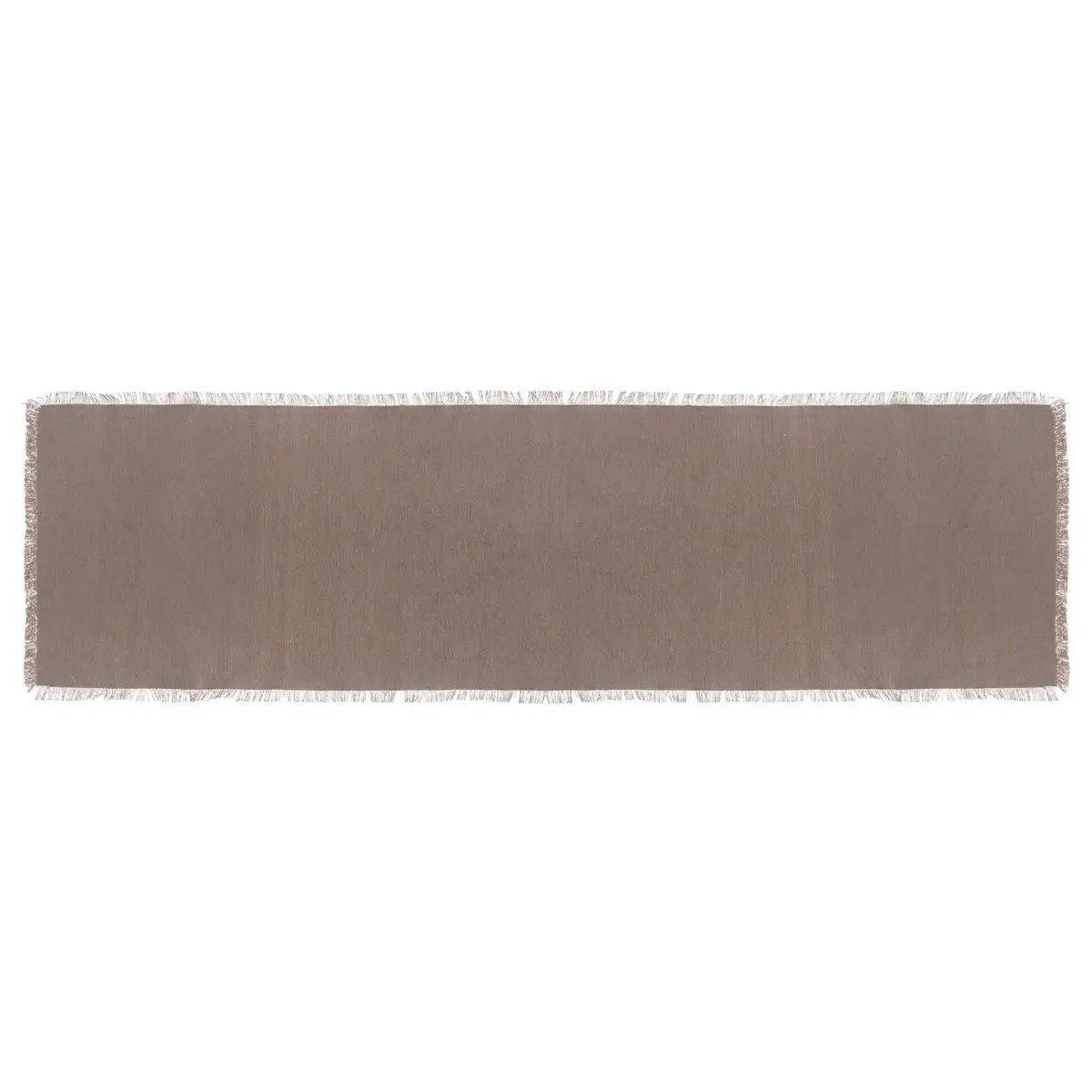 Chemin de Table "Maha" 38x140cm Gris - Imagen 1