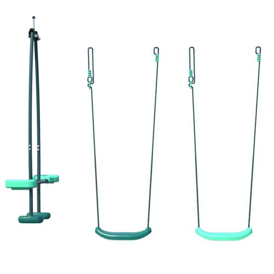 Soulet - Pack Cocoon SOULET 3 accessoires pour portique H195 cm 2 balançoires et 1 face à face - Image 1