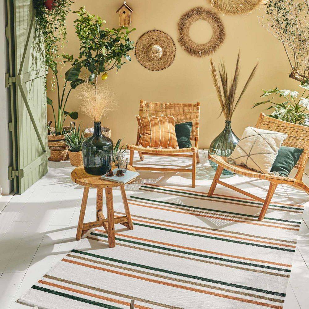 Jardindeco - Tapis extérieur en polypropylène Spargi 1742 vert 180 x 280 cm - Imagen 3