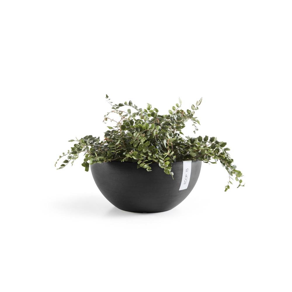 Ecopots - Pot Rond Brussels 25 Gris Foncé - Ø 25 x H. 12 cm - 3,6 L ECOPOTS - Imagen 1