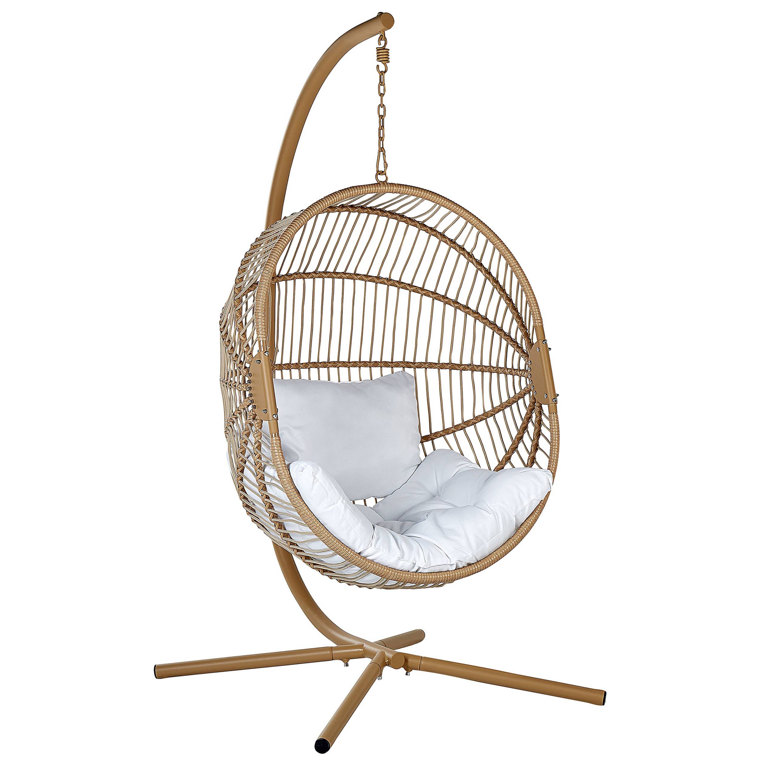 Beliani - Chaise porte-à-faux Polyrotin Beige ACRI - Beliani - Imagen 2