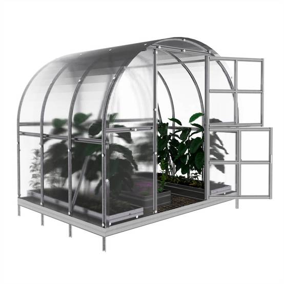 Serre KLASIKA ARCH 3 x 2 m (6 m²), 6 mm avec revêtement en polycarbonate - Image 3