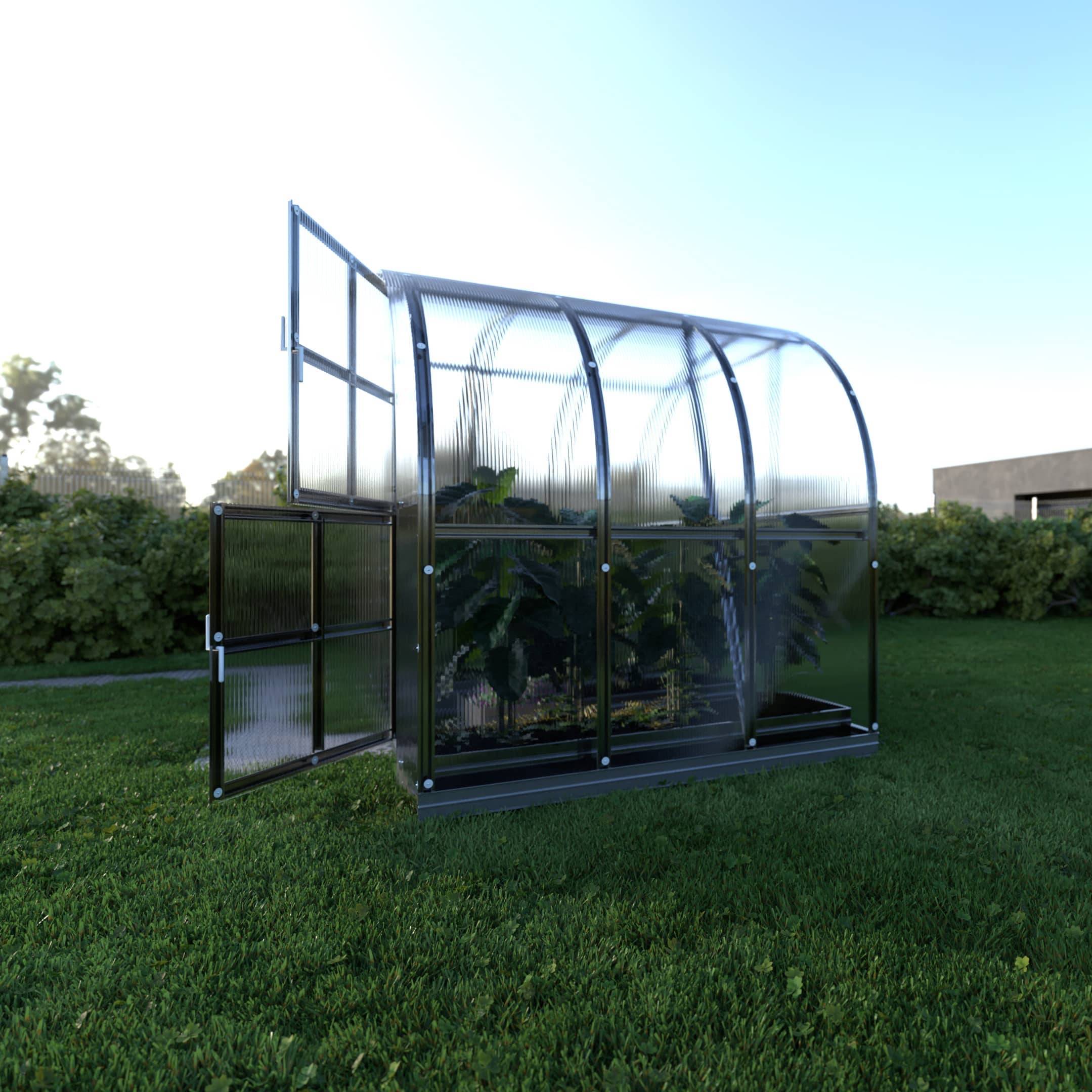 Serre KLASIKA ARCH 3 x 2 m (6 m²), 6 mm avec revêtement en polycarbonate - Image 2