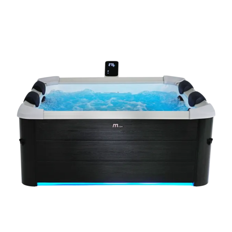 Spa rigide OSLO 6 personnes – 160×160×65 cm, 850 L, 120 jets + 8 hydrojets, LED, UV, Wi-Fi, Plug & Play – MSPA - Image 1
