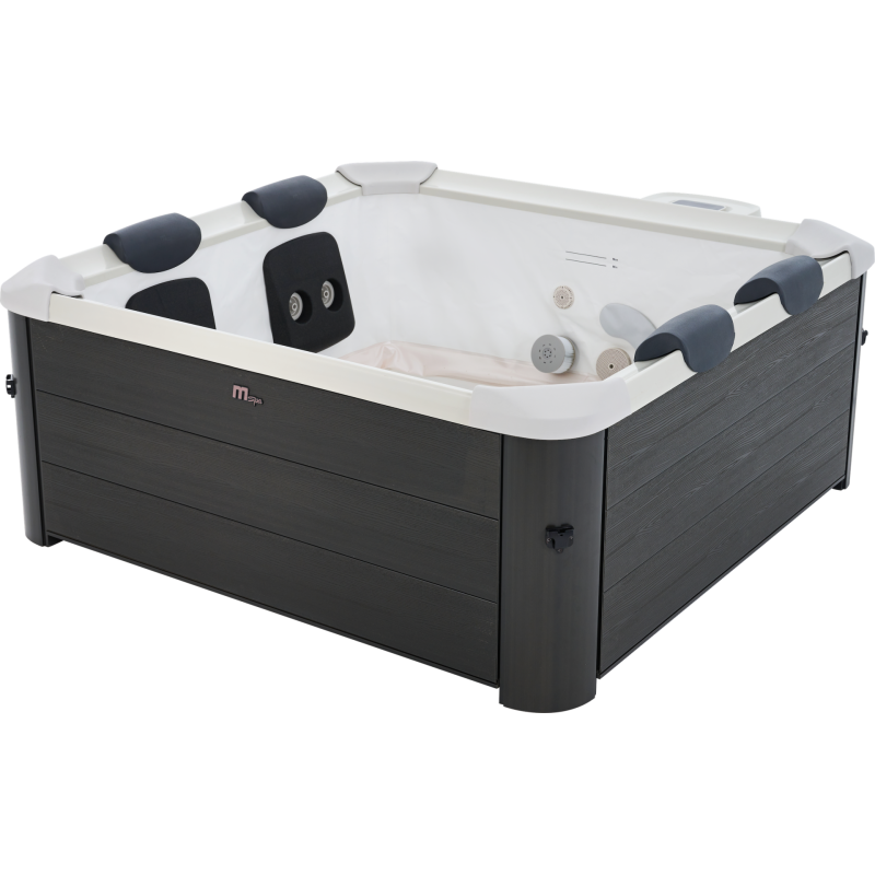 Spa rigide OSLO 6 personnes – 160×160×65 cm, 850 L, 120 jets + 8 hydrojets, LED, UV, Wi-Fi, Plug & Play – MSPA - Image 3