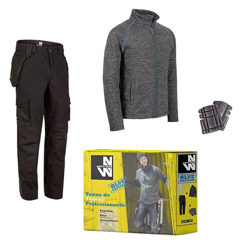 North Ways - Box tenue de travail professionnelle NORTH WAYS Pantalon + Gilet + Genouillères - taille XXL - NORTH WAYS - Image 1
